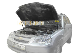 Амортизаторы капота, 2 шт. АвтоУпор для Chevrolet Niva I / I рестайлинг 2002-2009 / 2009-