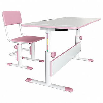 Комплект растущая парта-трансформер Polini kids City D2+стул регулируемый