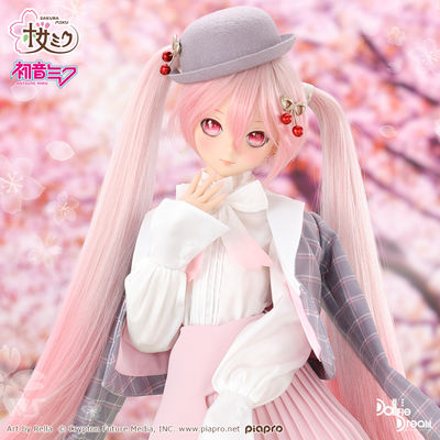 Одежда для куклы Мику Хацунэ (Cloth Dollfie Dream Hatsune Miku Hanami Outfit ver.)
