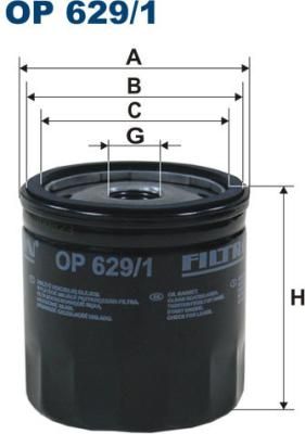 Масляный фильтр Filtron Форд Фокус 3 (1,0-1,6 бензин)