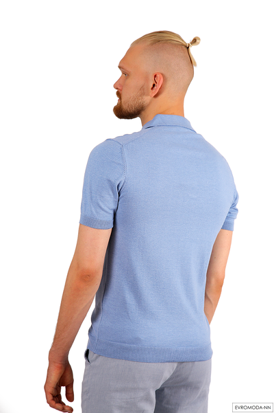 Поло мужское голубое LUXOR (р. XL)