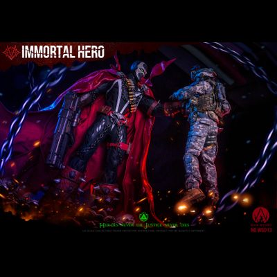 Спаун (Эл Симмонс, Spawn, HellSpawn) - КОЛЛЕКЦИОННАЯ ФИГУРКА 1/6 scale Immortal Hero (WS013) - WAR STORY
