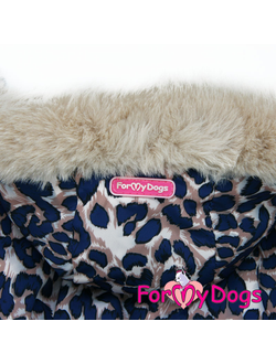 Комбинезон на шелке Лео синий