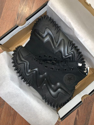 Кеды Converse Run Star Motion Total Black высокие