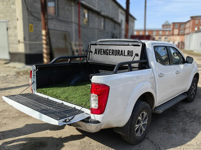 Жёсткая 4-секционная крышка HAL Standart на рестайлинговый пикап Donfeng DF6 с дугой на 3х опорах!