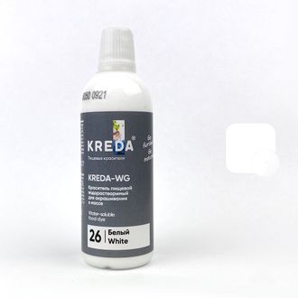 Kreda-WG 26 белый, краситель водорастворимый (100г), компл. пищ. добавка