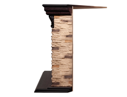 Угловой камин Dublin Rock AO