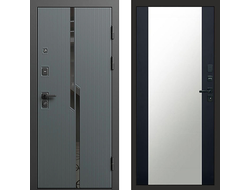 Дверь входная Прайм с большим зеркалом