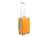 Пластиковый чемодан ABS оранжевый размер S
