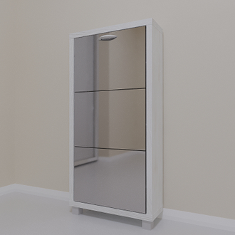 Обувница Айрон-3 (фасад Зеркало)