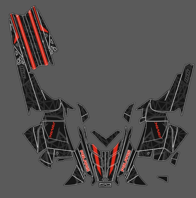 POLARIS RMK 2011 - 2015  №1782 (серый)