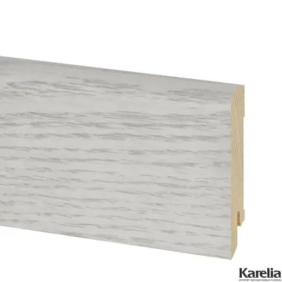 Плинтус напольный Pedross Дуб Электрик Лайт шпон 70х15 купить в интернет-магазине karelia-floor.ru