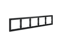 VLS100507 Рамка пятерная, графит-1