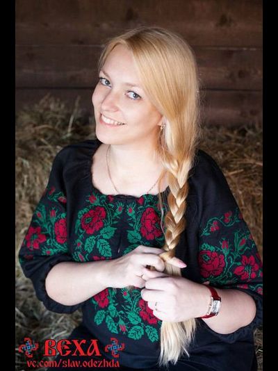 Рубашка женская "Розы".