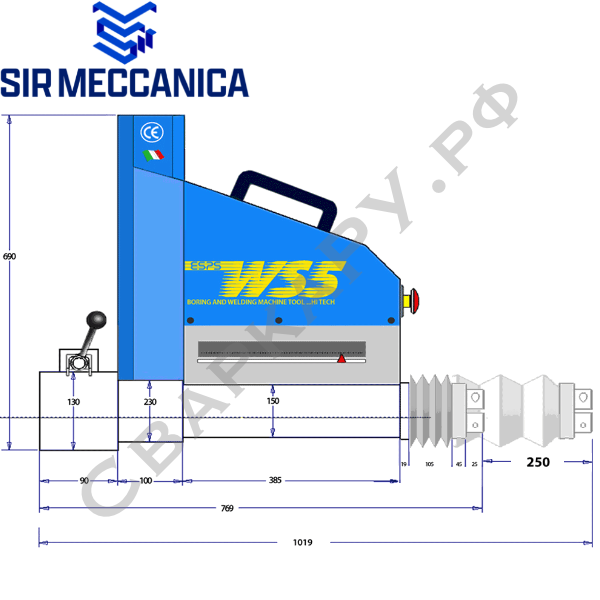 Станок расточно-наплавочный Sir Meccanica WS5