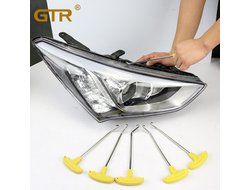 Инструмент GTR для расклеивания фар, 6 ножей, набор