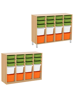 СТЕЛЛАЖНАЯ ВЫДВИЖНАЯ СИСТЕМА ХРАНЕНИЯ 4/102 ПВХ