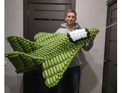 Самолёт (истребитель) из шаров