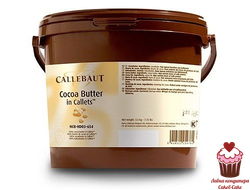 Какао-масло в каллетах Callebaut, 3 кг ведро