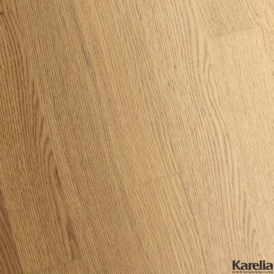 Паркетная доска Karelia Дуб Select 3S 3-полосная матовый лак 2G без фаски толщина 14 мм 3.41 м2