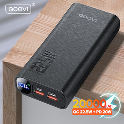 Power Bank 20000 мАч QOOVI PRO PD 22,5 W