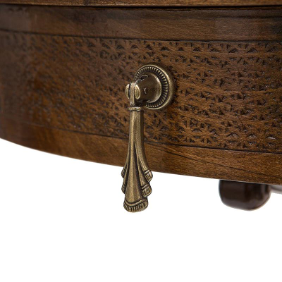 Стол ломберный шахматный "Круг Света" от мастера Карена Халеяна