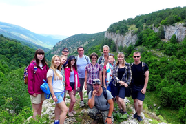 Каньон Узунджа Крым, тур в горы Крыма без рюкзаков