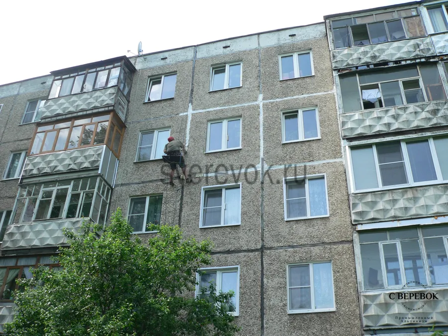 Текущий ремонт межпанельных швов по заявкам от УК