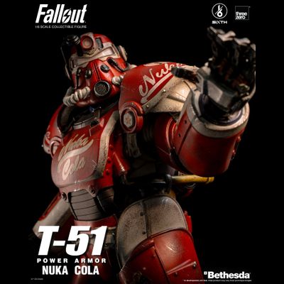 Силовая броня Т-51 "Нюка-Кола" (серия Fallout) - Коллекционная фигурка 1/6 Fallout T-51 Nuka Cola Power Armor (3Z07730W0) - Threezero