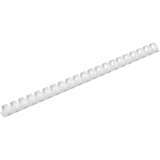 Пружины для переплета пластиковые ProfiOffice 19мм, белый 100 штук в упаковке