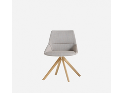 Стул офисный поворотный Dunas XS на деревянном основании купить в Севастополе