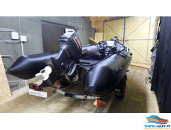 Тент на РИБ Навигатор 460R консоль и якорь