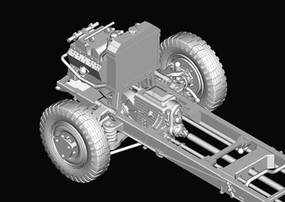 Сборная модель: (Hobby Boss 82442) Германский бронеавтомобиль Sd.Kfz. 222 Leichter Panzerspahwagen 2cm