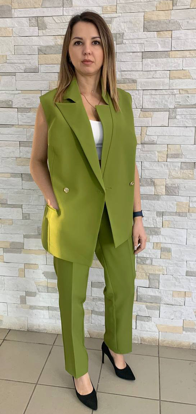 Жилет 732-1225 оливка (для комплекта с брюками 431-1225)