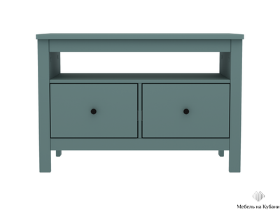 2.08.03.080.6 САГА тумба 2 ящика темно-бирюзовая