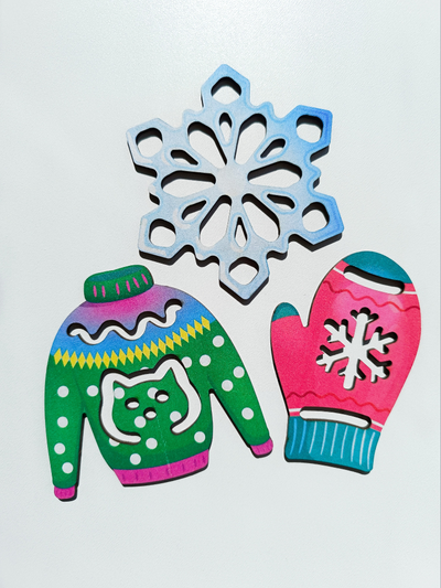 Трафареты "Зимние узоры"