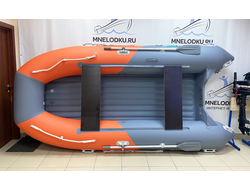 Моторная лодка GLADIATOR E380S оранжево-темносерый - MNELODKU.RU