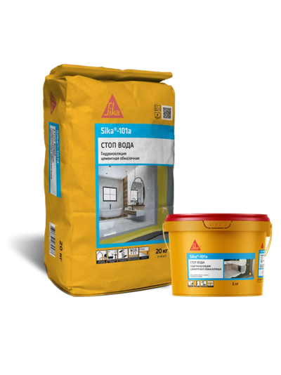 Тонкослойная гидроизоляция на цементной основе Sika-101 A