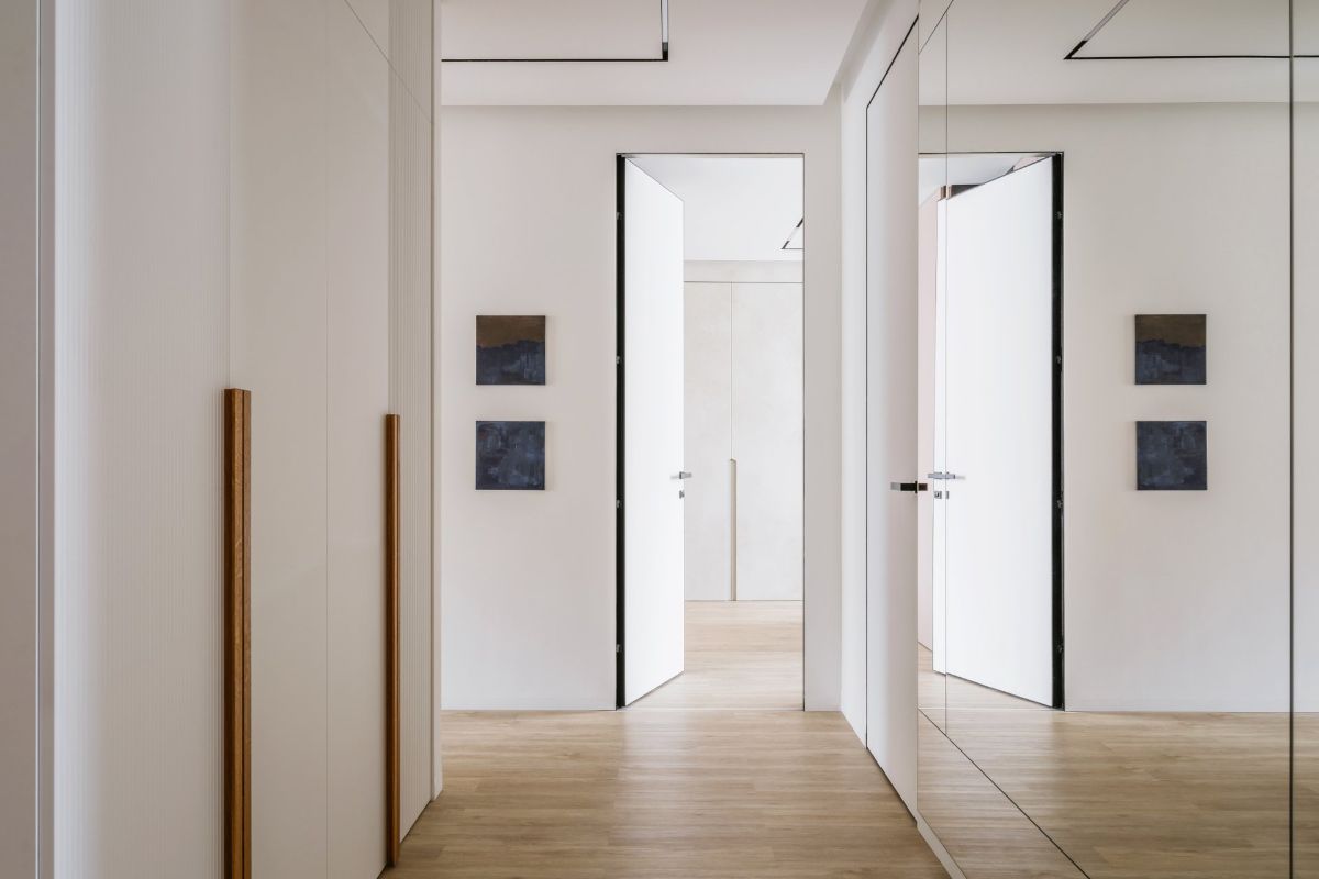 Какие варианты открывания скрытых дверей