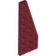 Wedge, Plate 8 x 3 Pentagonal Right, Dark Red (50304 / 4256096 / 6136606)