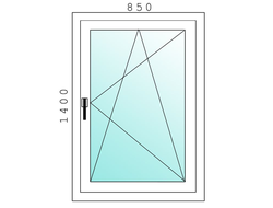 ОКНО 850Х1400