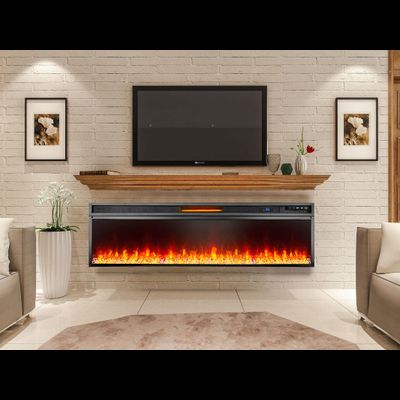 Линейный электроочаг Vision 60 LED (кристаллы)