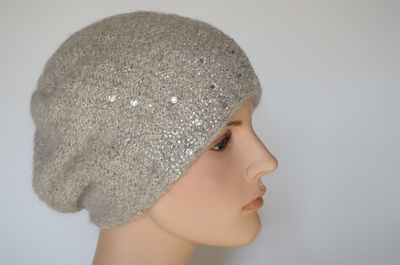 Берет женский Vizio 1003 бежевый