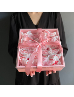 СЛАДКИЙ НАБОР С РАФАЭЛЛО В КВАДРАТНОЙ КОРОБКЕ - 4