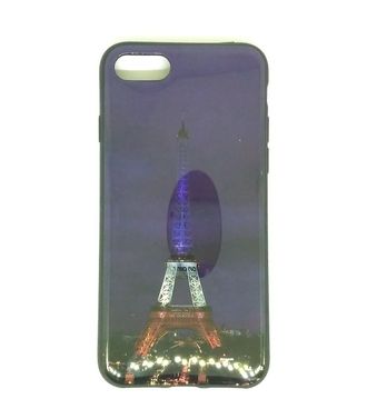 Защитная крышка силиконовая iPhone 7 (арт.24152) &#039;Париж&#039;