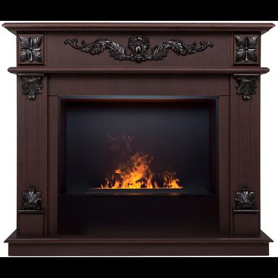 Электрокамин Филадельфия DN с очагом 3D Cassette 630 Black Panel