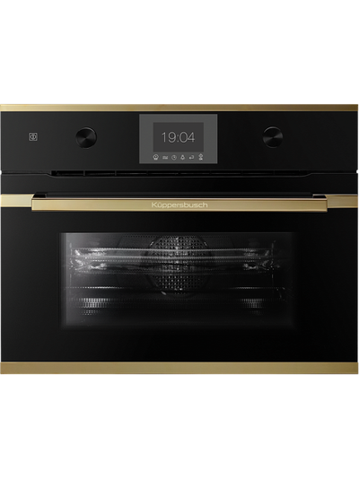 Компактный духовой шкаф с микроволнами Kuppersbusch CBM 6350.0 S4 Gold
