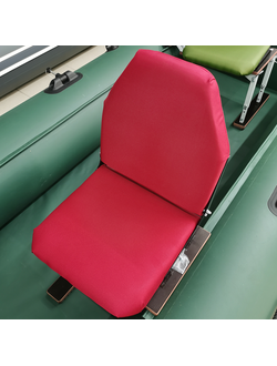 Кресло в лодку ПВХ складное непромокаемое цв. красный Оксфорд 600D