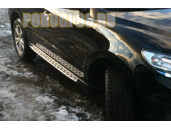 Пороги OEM на Hyundai Santa Fe (2006-...)