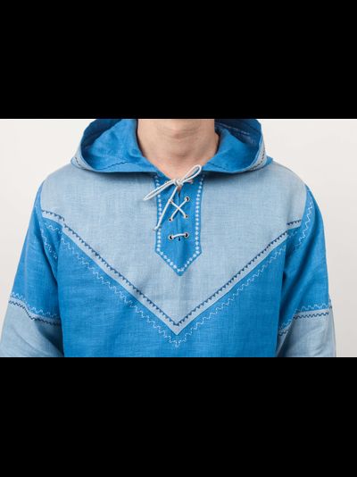 Рубаха с капюшоном "Витязъ" с Алатырем